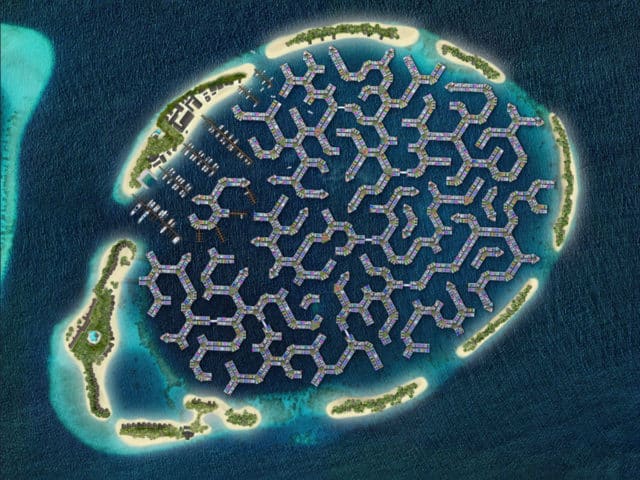 Malediven: Schwimmende Stadt soll Klimawandel trotzen