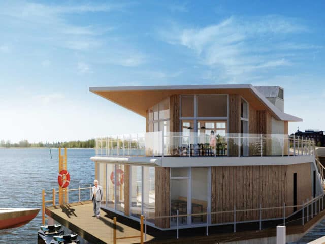 Finnen eröffnen Sauna-Restaurantboot